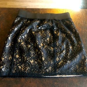 Lace cocktail skirt
